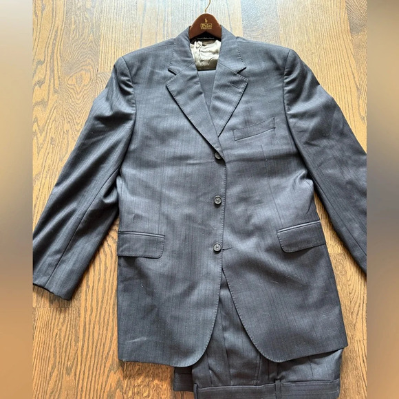 Jack Victor 100% Wool Viking 3 Button Blazer Two Piece Suit - Picture 1 of 10
